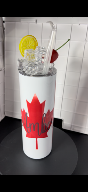 20 oz. Skinny Tumbler with ice